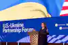 U.S. Chamber President and CEO Suzanne P. Clark opened the U.S.-Ukraine Partnership Forum.