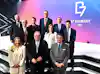 U.S. Chamber of Commerce President and CEO Suzanne Clark with other senior officials at the B7 Summit in Berlin.