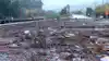 Mudslide after fires in California in 2018.