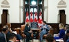 U.S. Chamber President and CEO Suzanne Clark and Prime Minister of Canada Justin Trudeau.