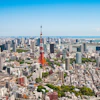 Wide shot of Tokyo Tower