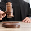 a judge hitting a gavel